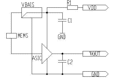 Two-end micro-electro-mechanical system (MEMS) microphone