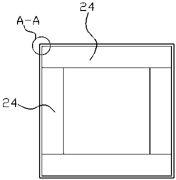 Nail-free seamless one-time forming paper corner frame and manufacturing method thereof