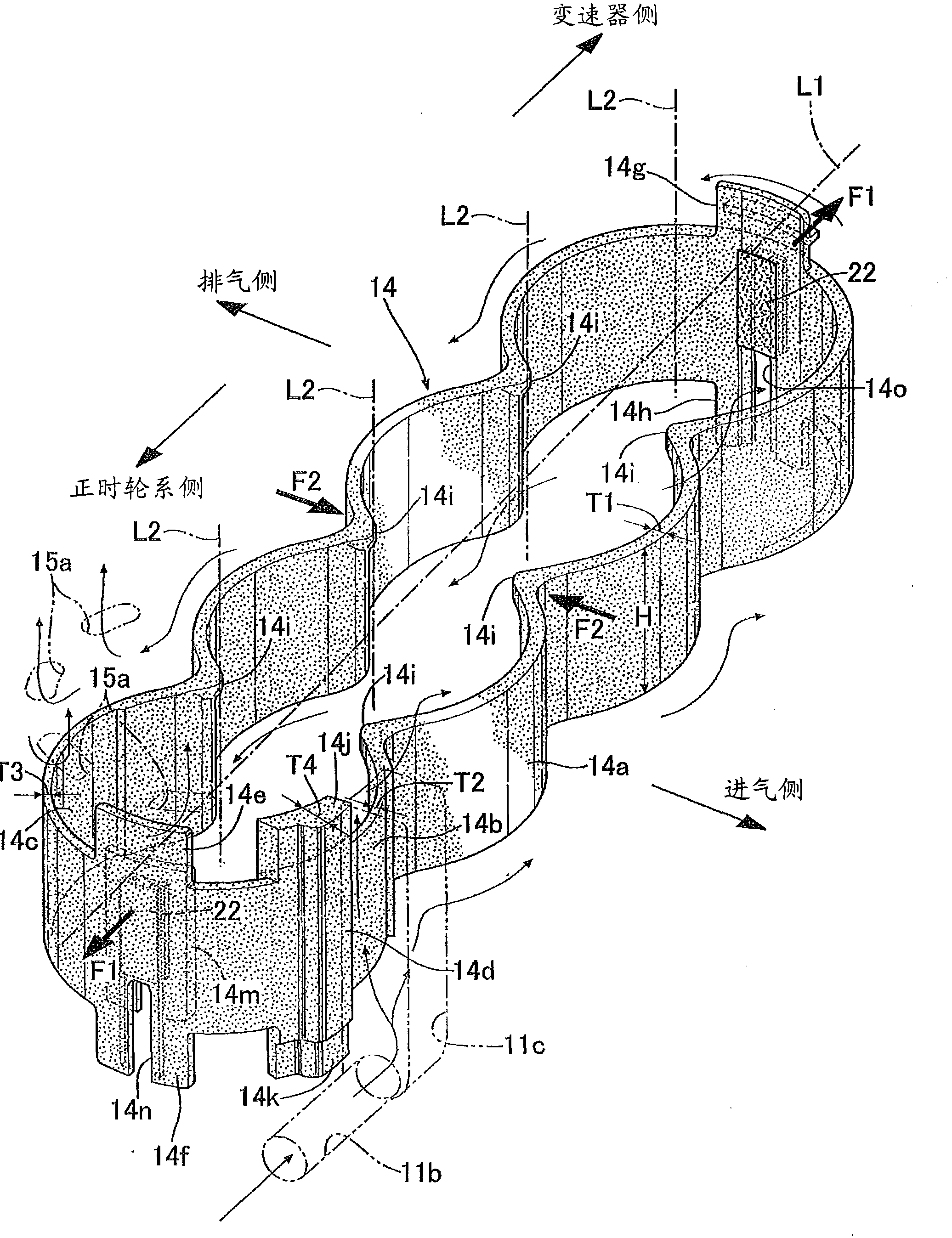 Cooling structure for internal combustion engine
