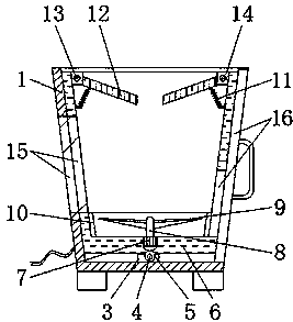 Safety recovering device for construction material excess material
