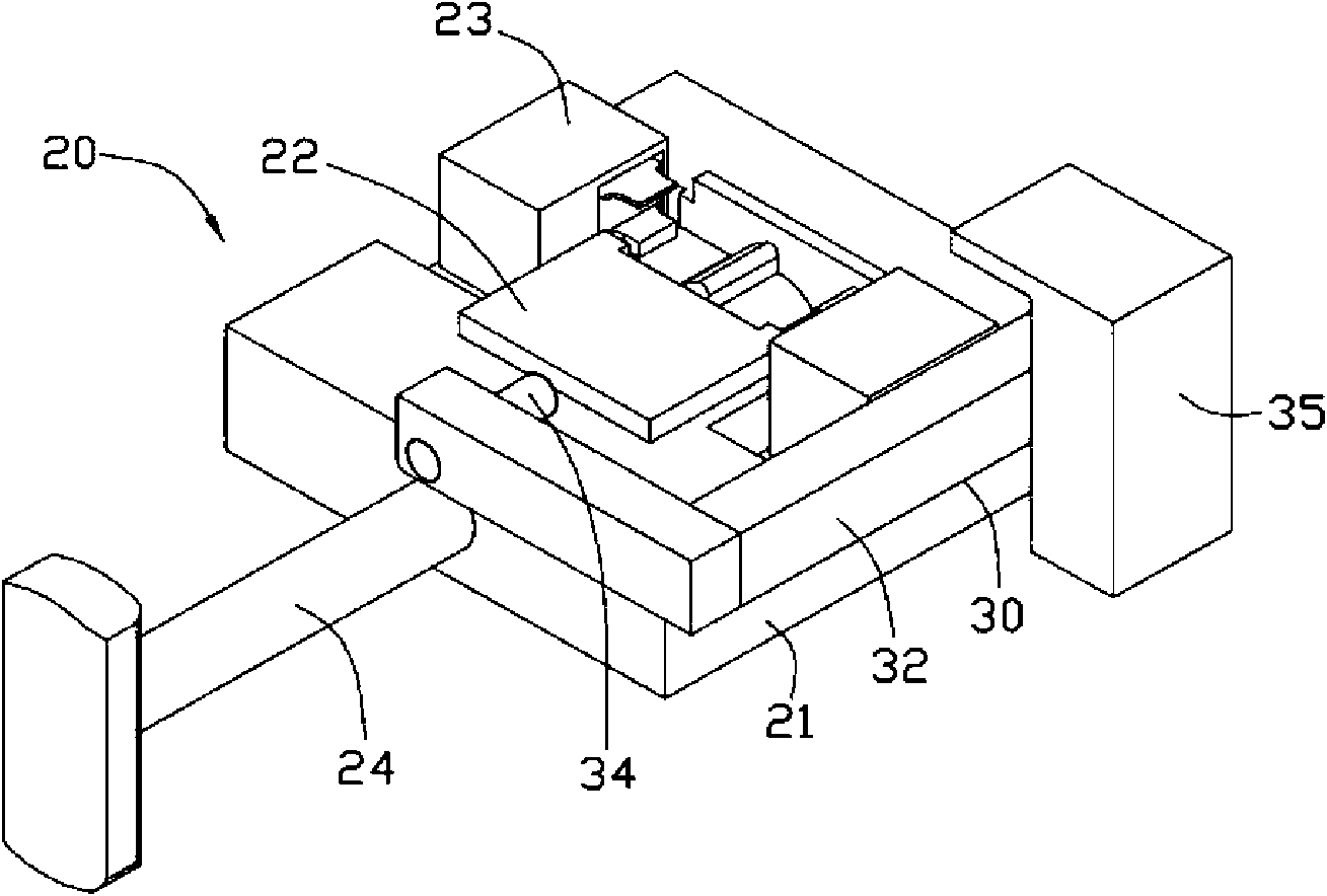 Flip performance testing system of electronic device