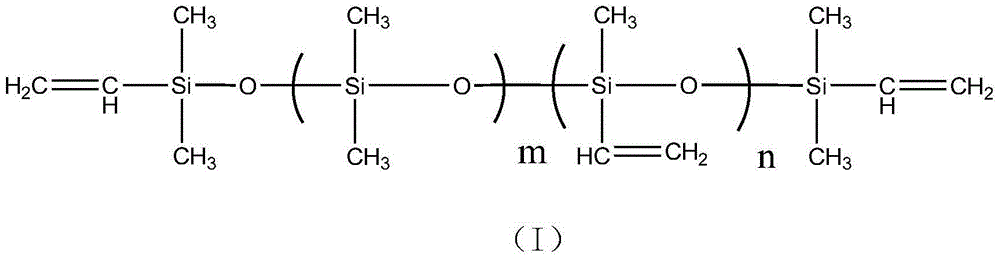 COB (chip on board)-LED (light-emitting diode) organosilicone encapsulation glue and preparation method thereof