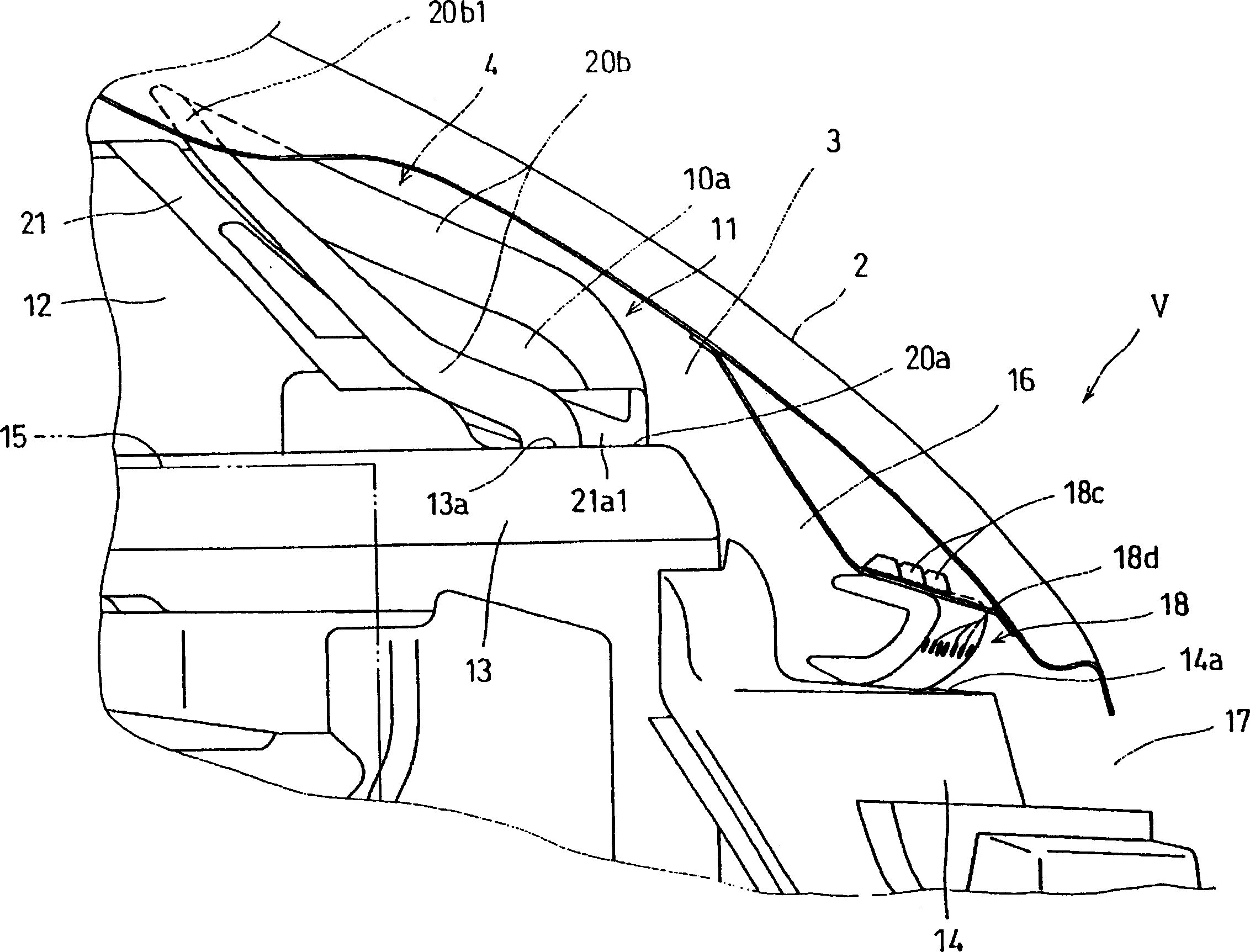 Air inlet tube for internal combustion engine and vehicle mounted with the same tube