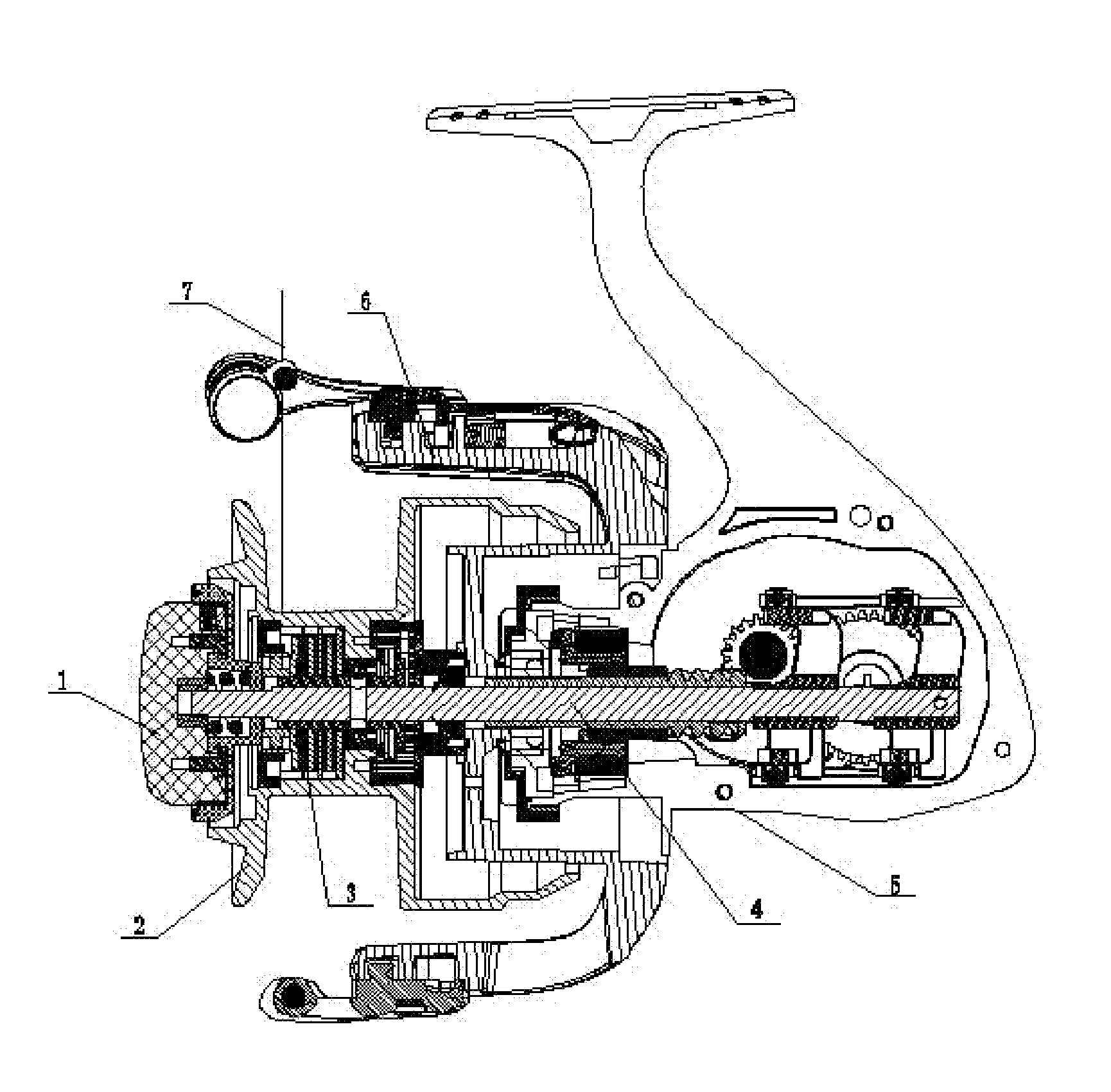 Fishing Reel Drag Knob Assembly Capable of Showing Force