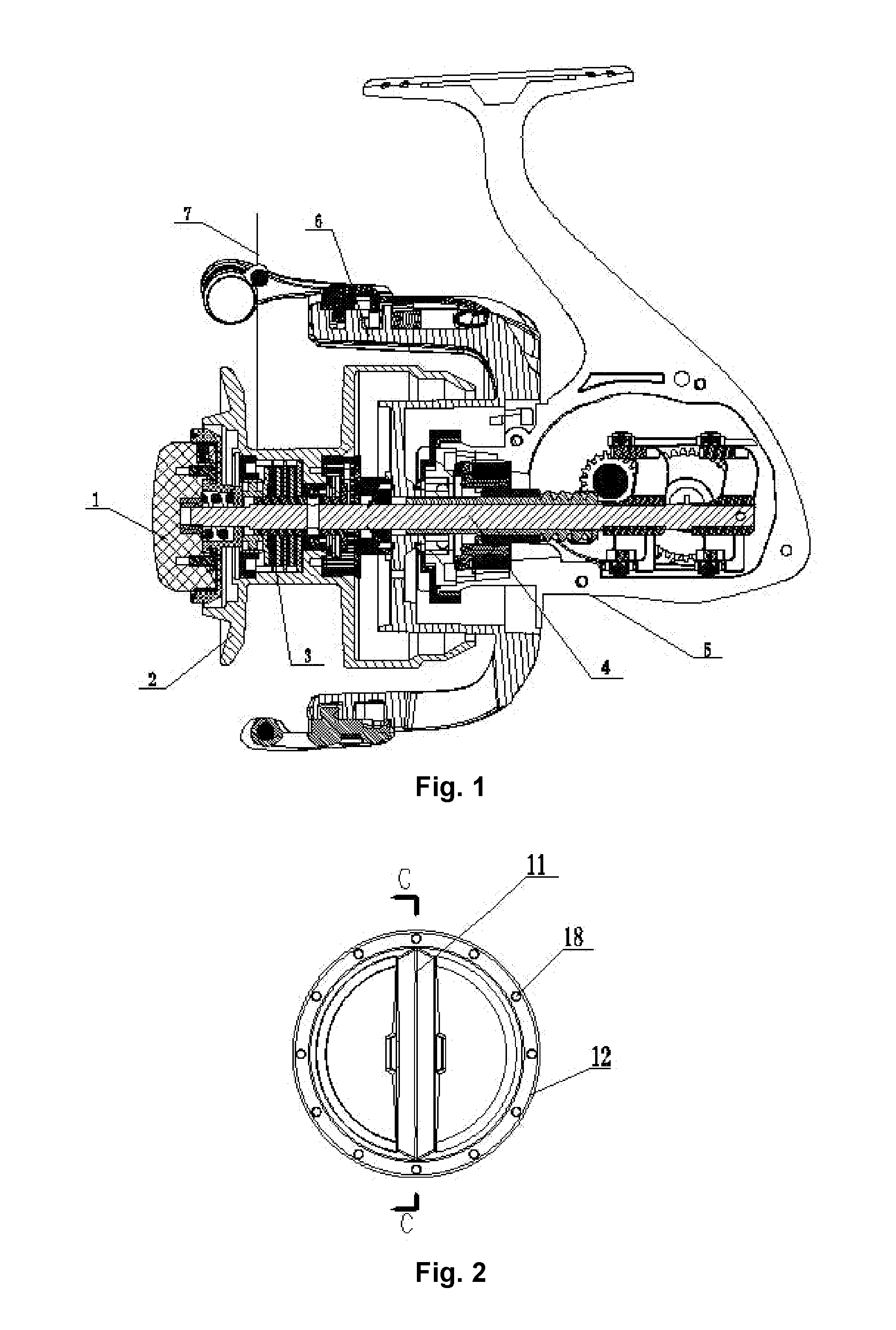 Fishing Reel Drag Knob Assembly Capable of Showing Force