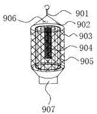 Energy-saving and environment-friendly outdoor electronic insect-killing device