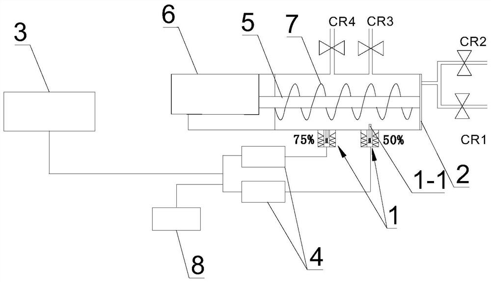 A loading and unloading control system based on electromagnetic positioning