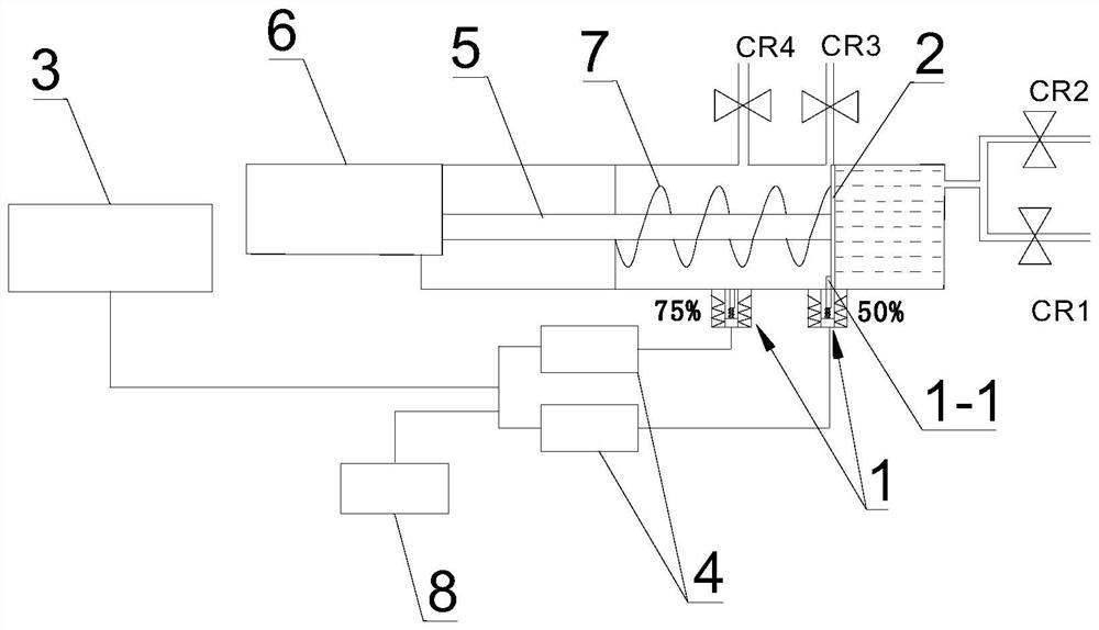 A loading and unloading control system based on electromagnetic positioning