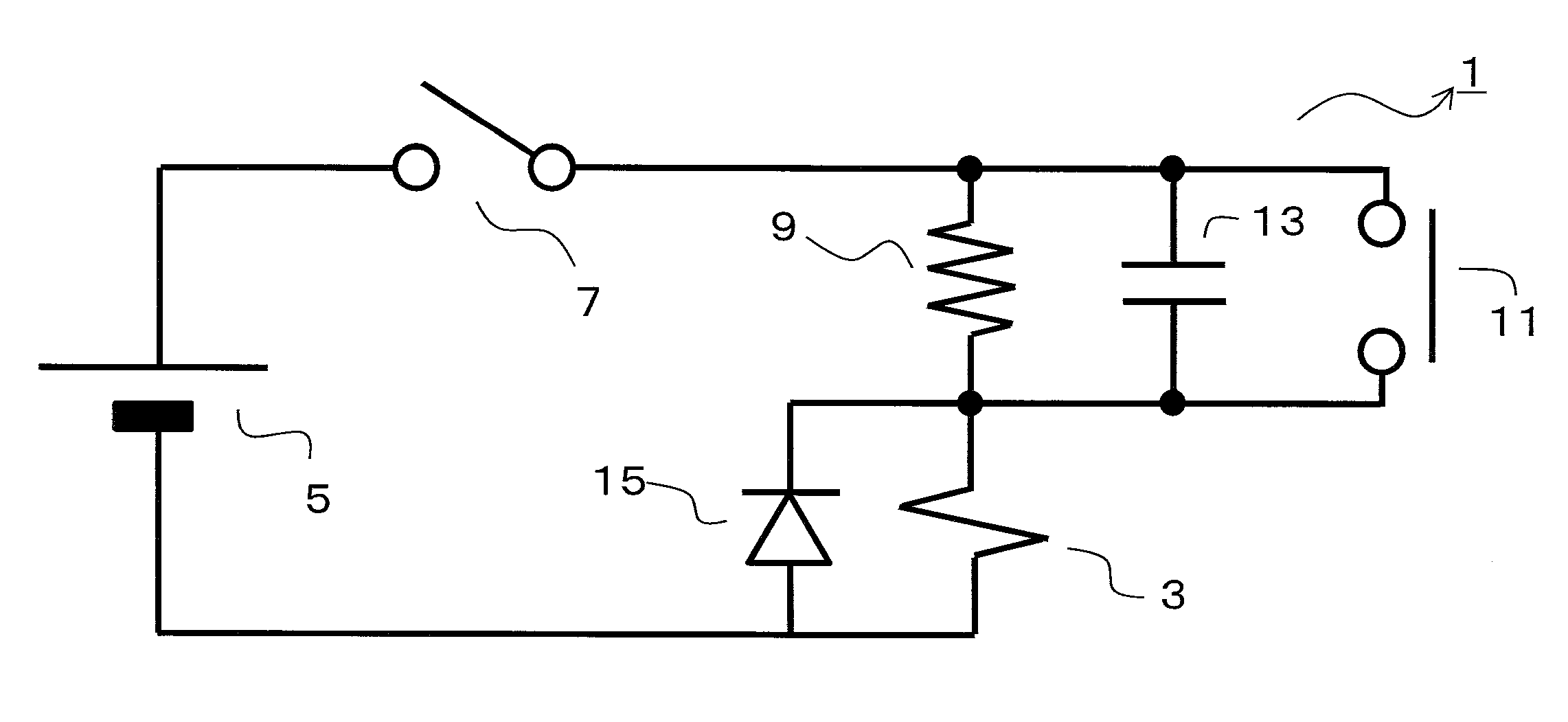 Holding circuit, electromagnetic valve, valve selector, and flow controller