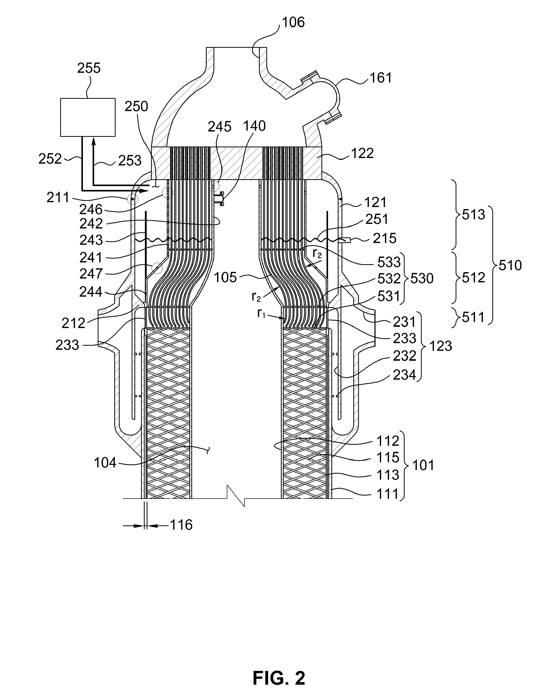 Steam generator for sodium cooled fast reactor, heat transfer tubes thereof, and leak detection unit for heat transfer tube thereof