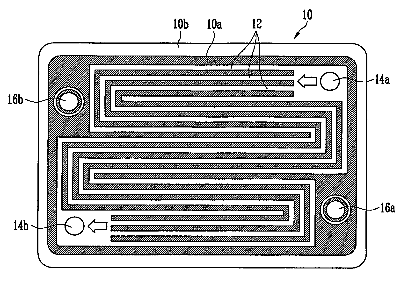 Separator for fuel cell and its manufacturing method and fuel cell stack using the separator