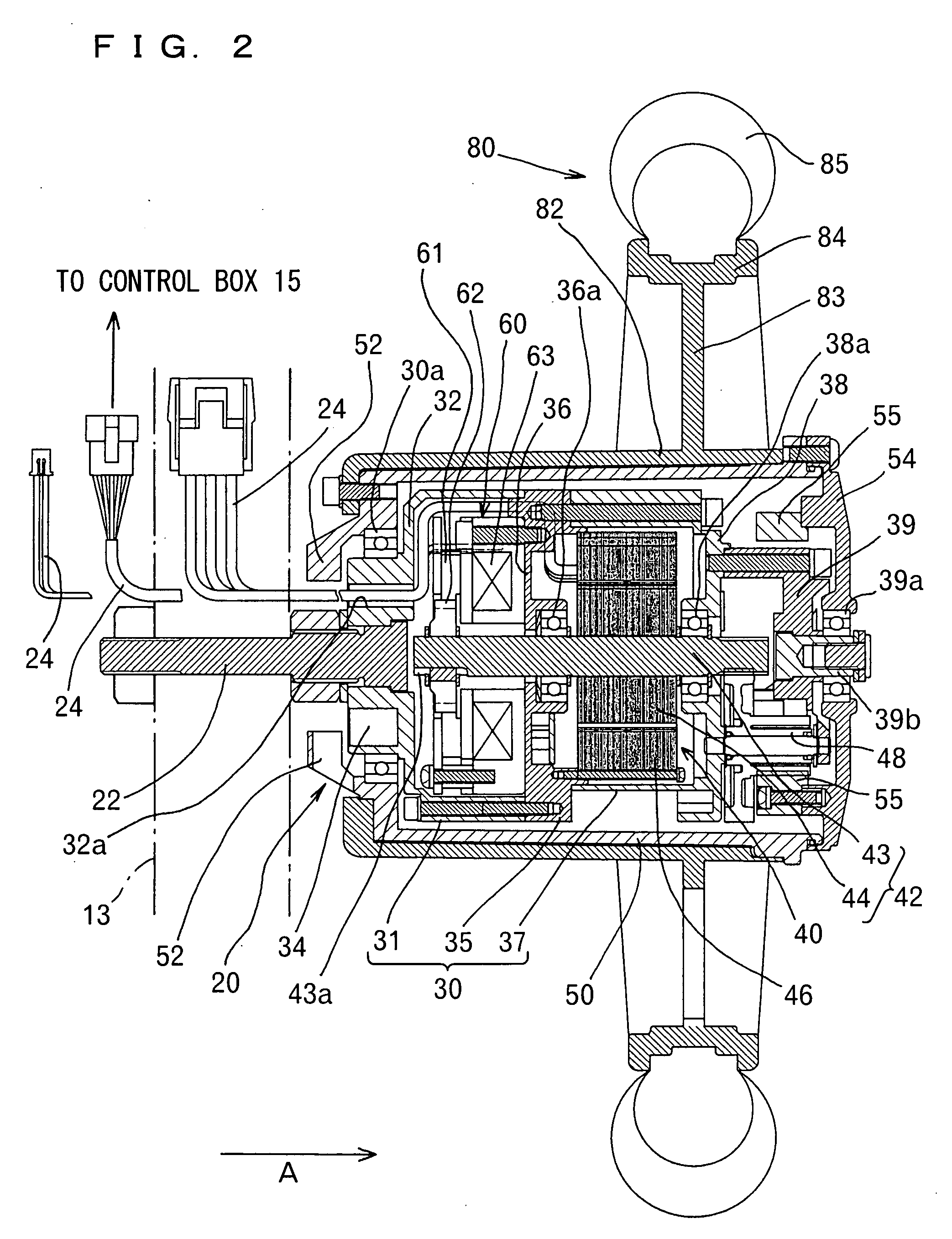 Drive device for electrically movable vehicles and electric wheelchair having same