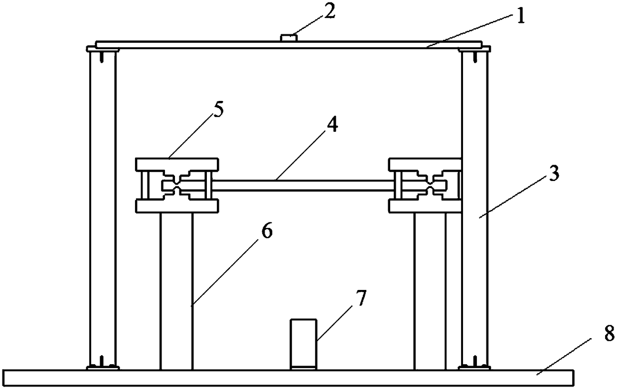 Flexible structure elastoplasticity sub-collision experimental platform