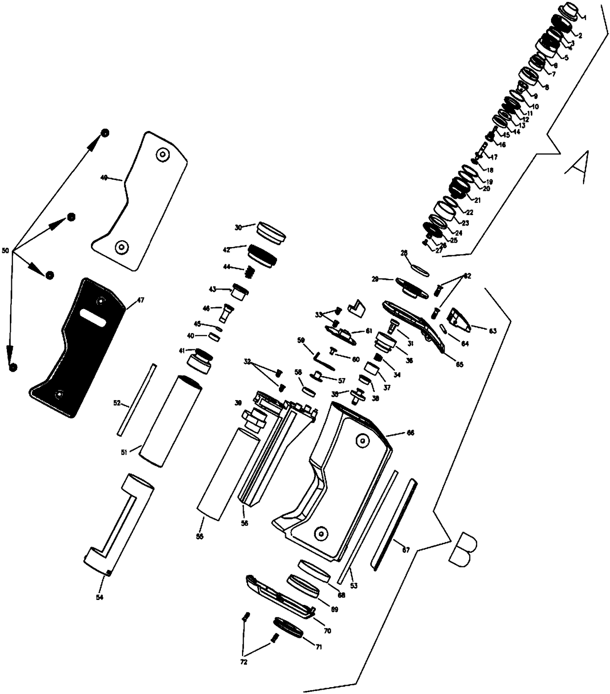 Manual tobacco tar squeezing integrated machine