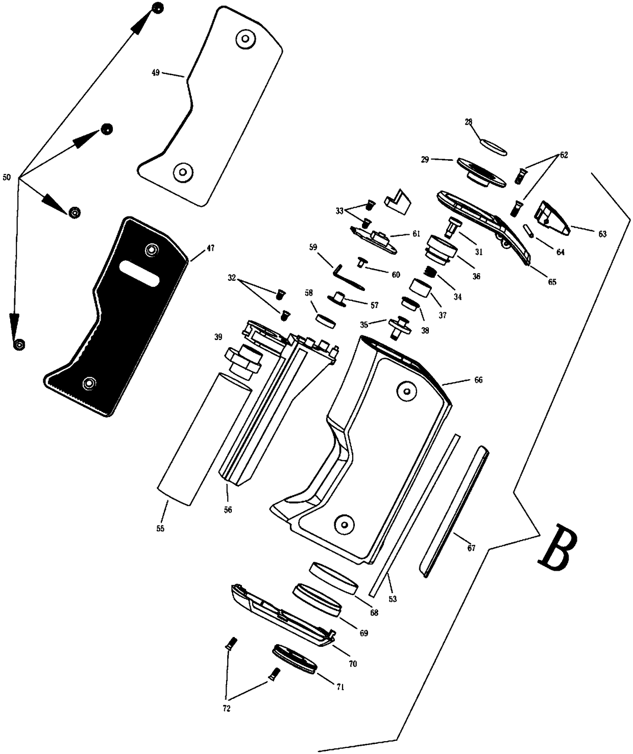 Manual tobacco tar squeezing integrated machine