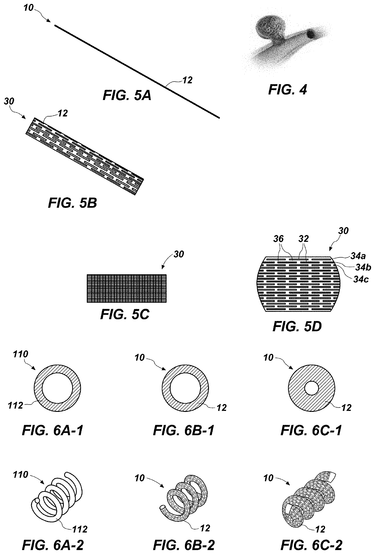 Occlusive device with self-expanding struts
