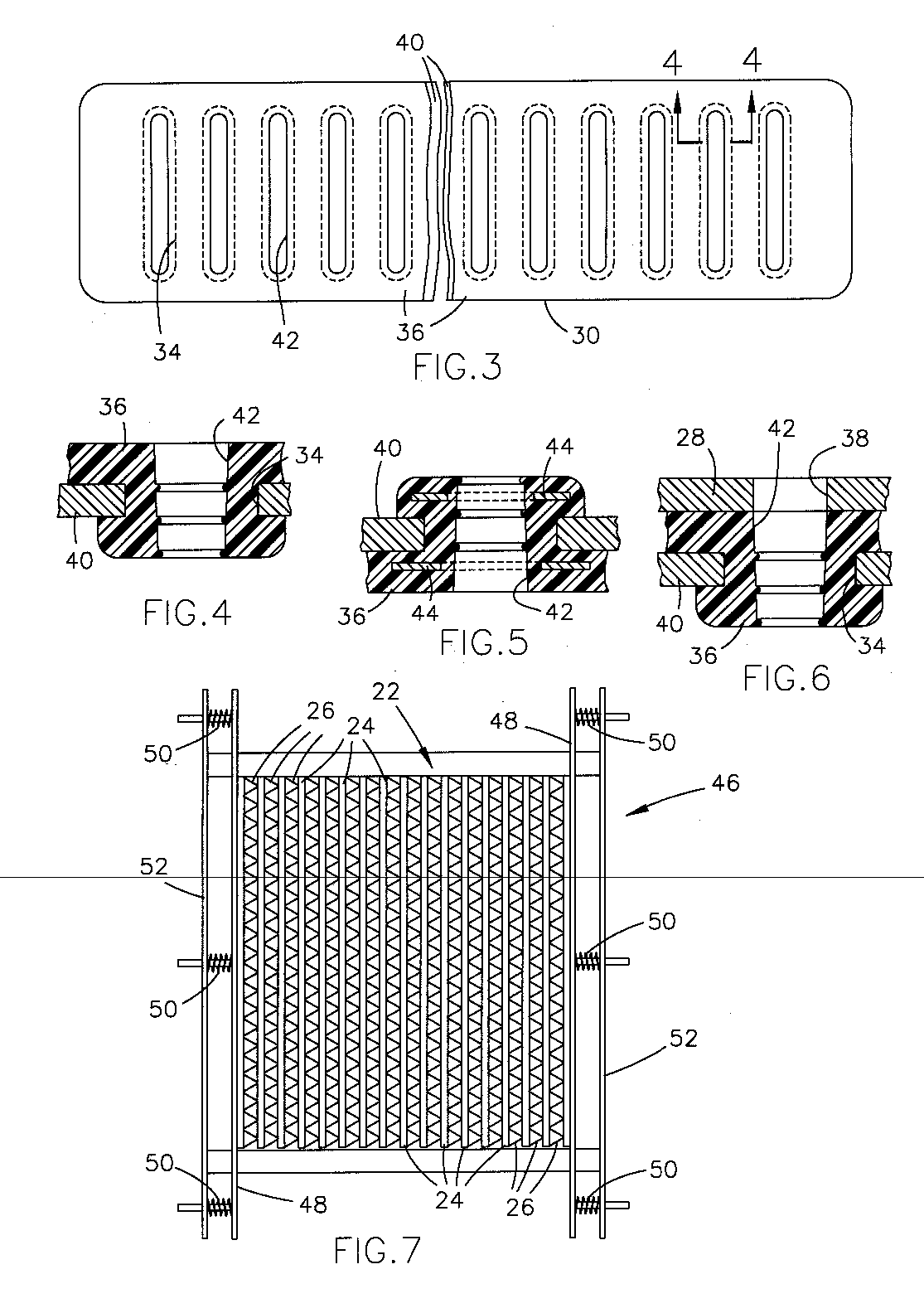 Modular heat exchanger having a brazed core and method for forming