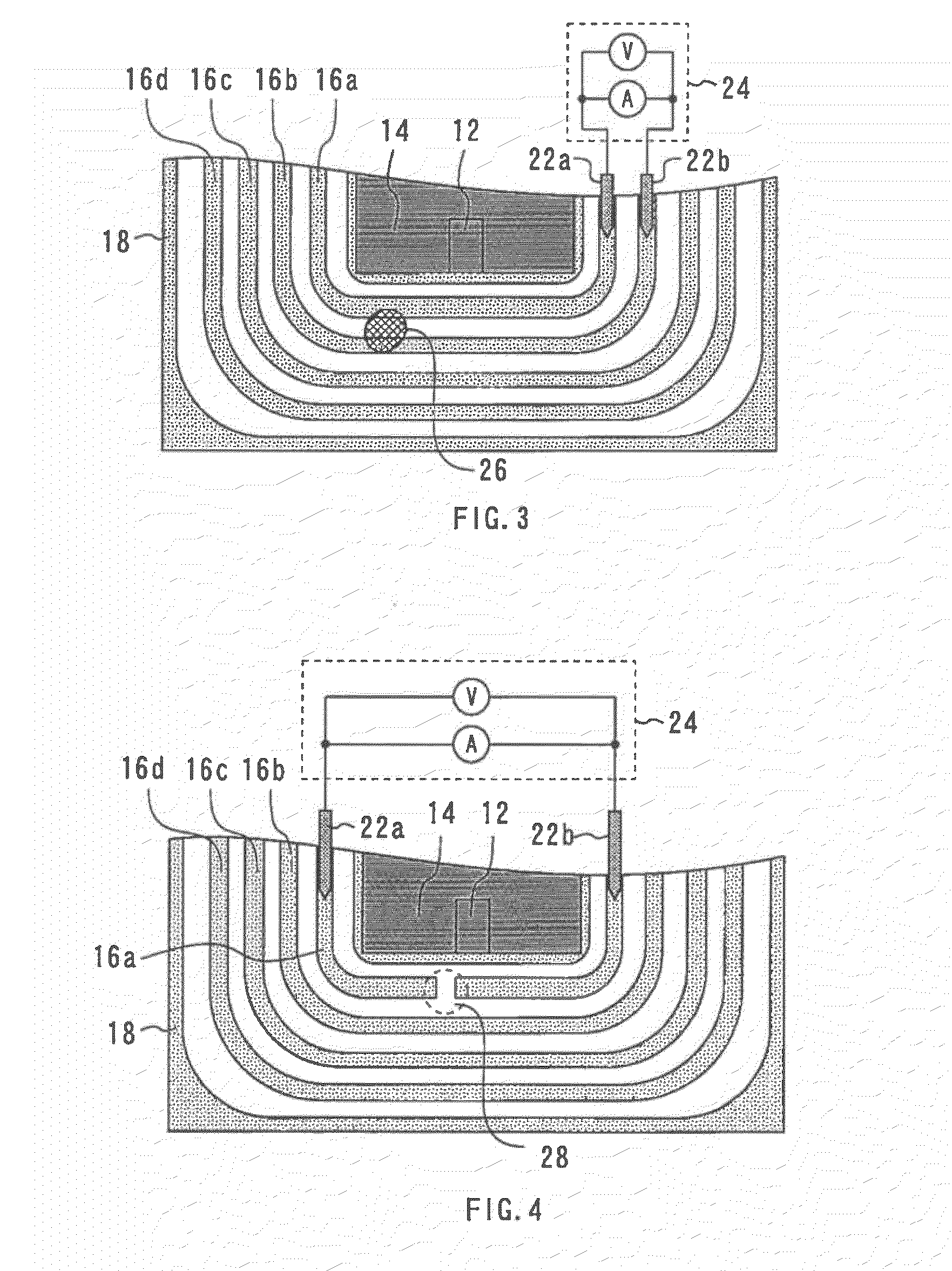 Semiconductor device test method and apparatus, and semiconductor device