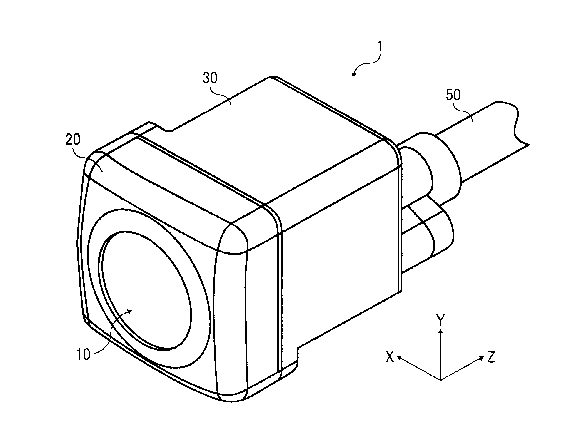 Image-capturing device and in-vehicle camera