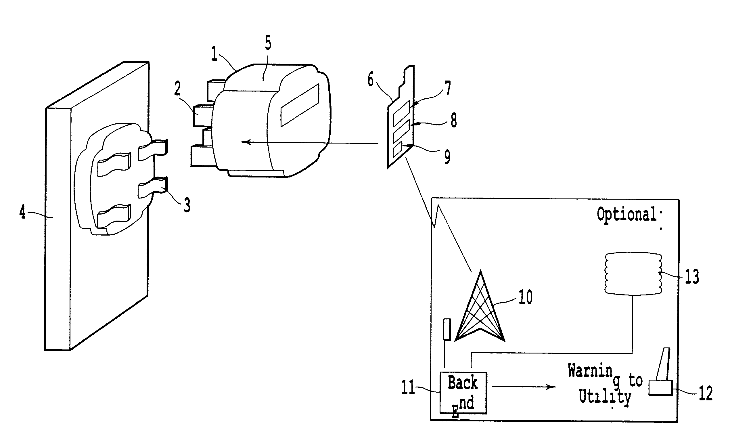 Method, apparatus, and system for detecting hot socket deterioration in an electrical meter connection