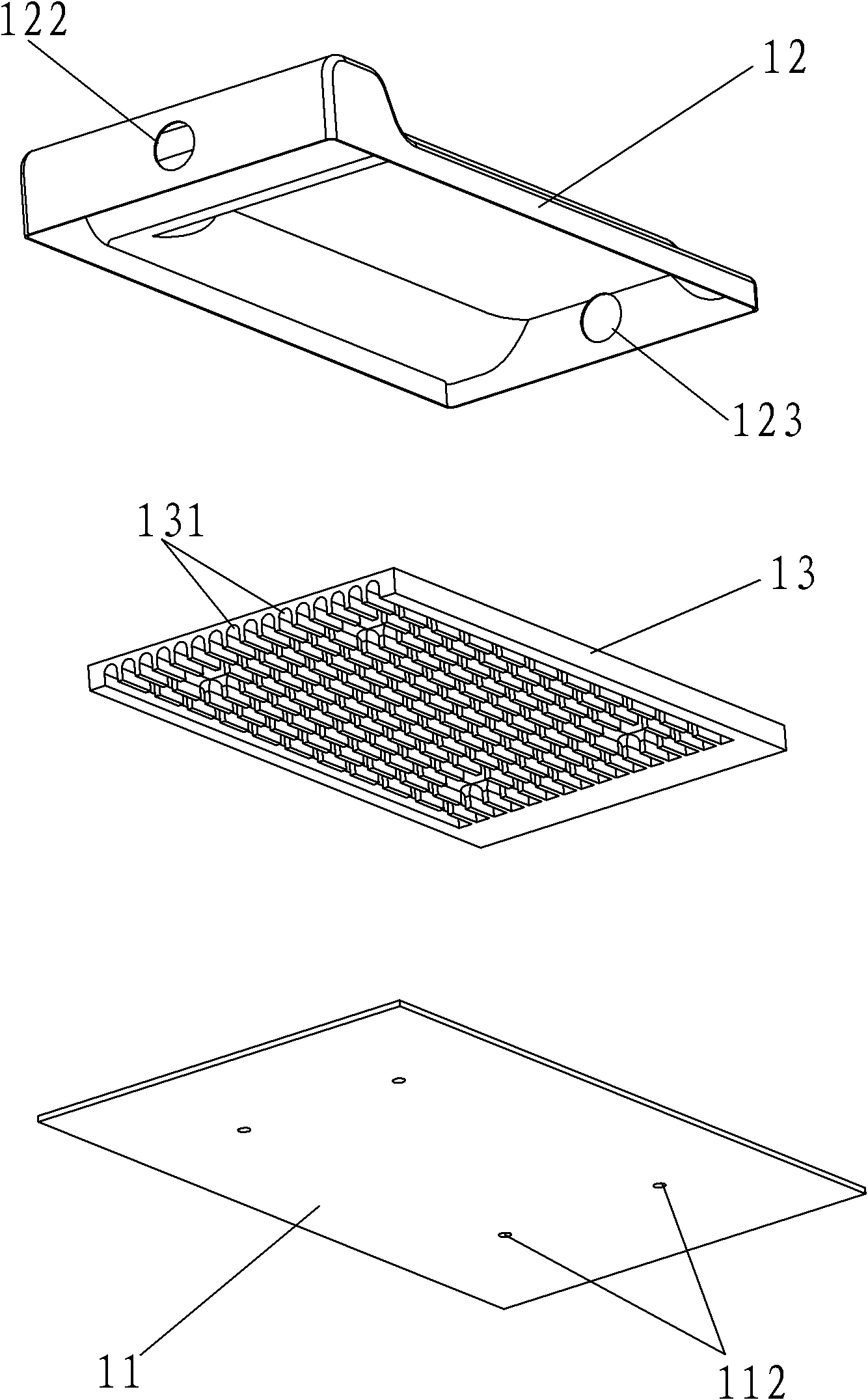 High-power loop heat pipe radiator and manufacturing method thereof