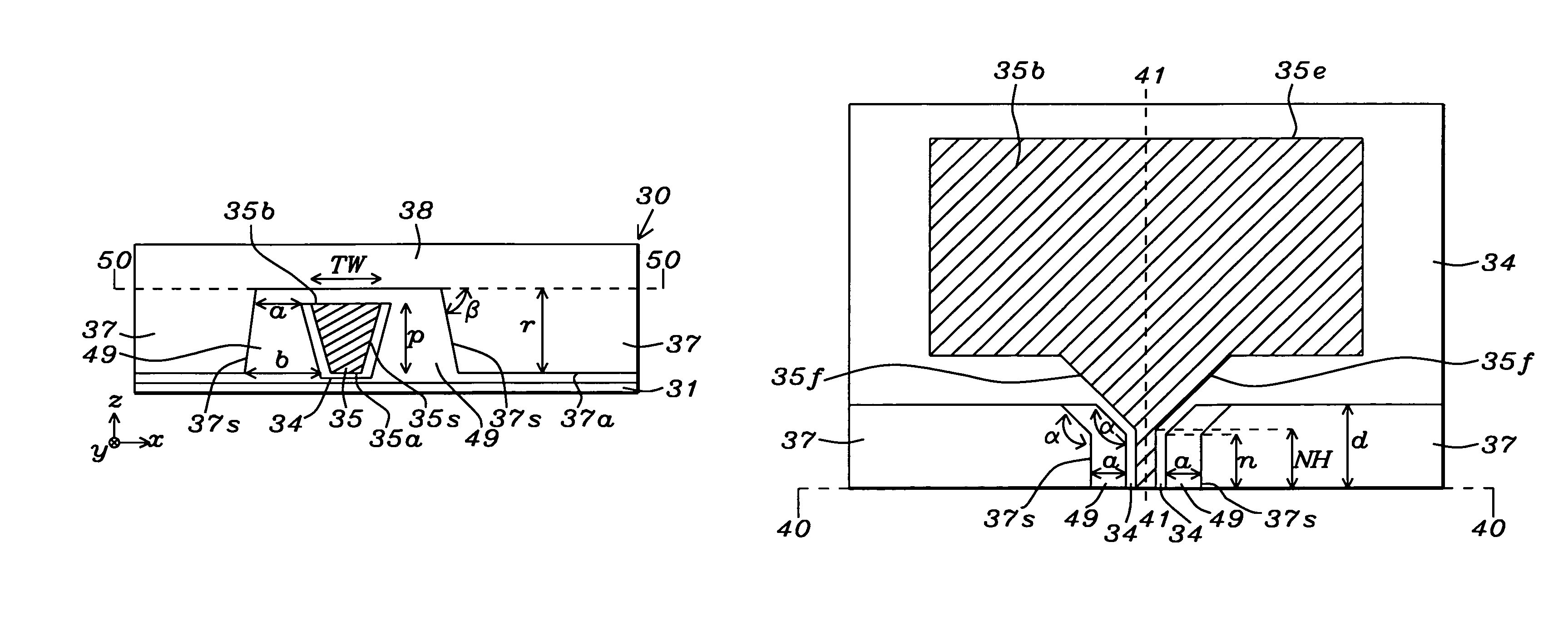 Method to make an integrated side shield PMR head with non conformal side gap