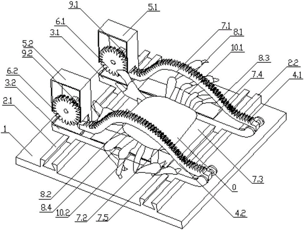 Clamping device for hairy crab nondestructive testing