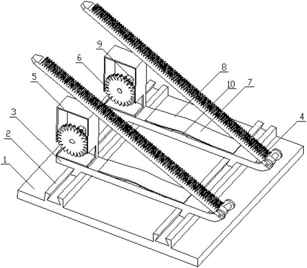 Clamping device for hairy crab nondestructive testing