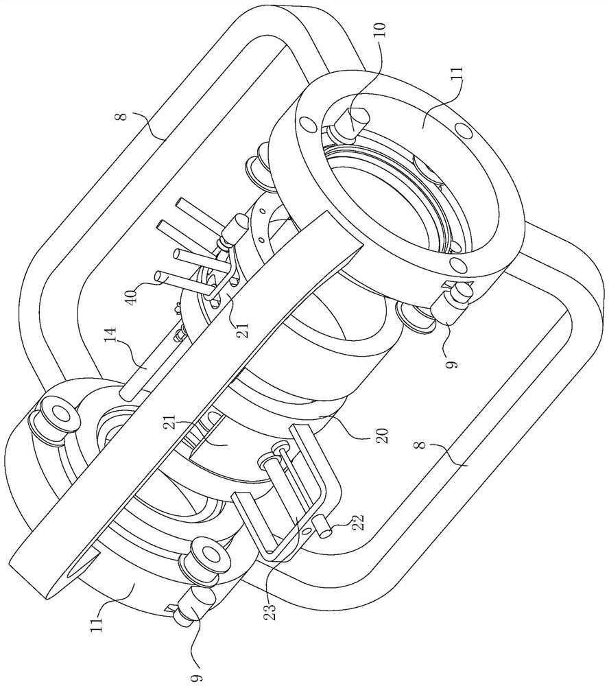 Self-service binding device for medical care clean dressing change