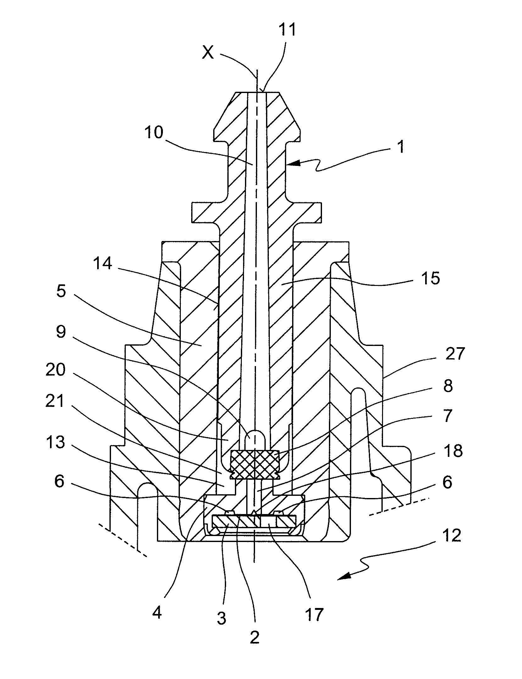 Liquated gas lighter with non-adjustable flame height