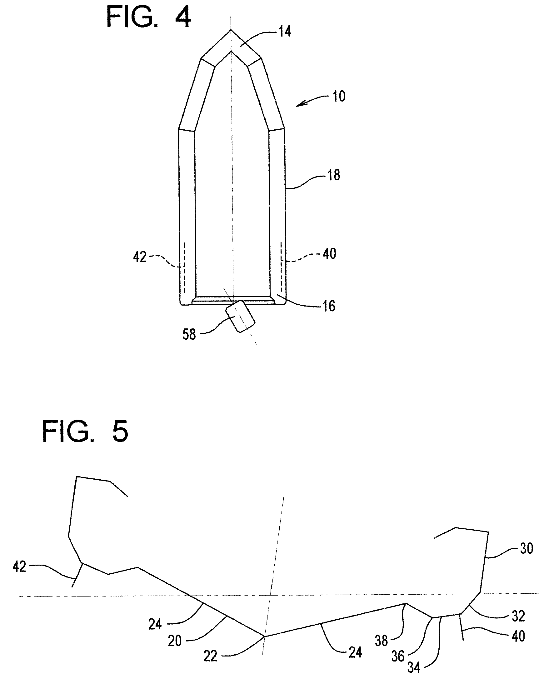 Fin stabilizer to reduce roll for boats in turns method and apparatus