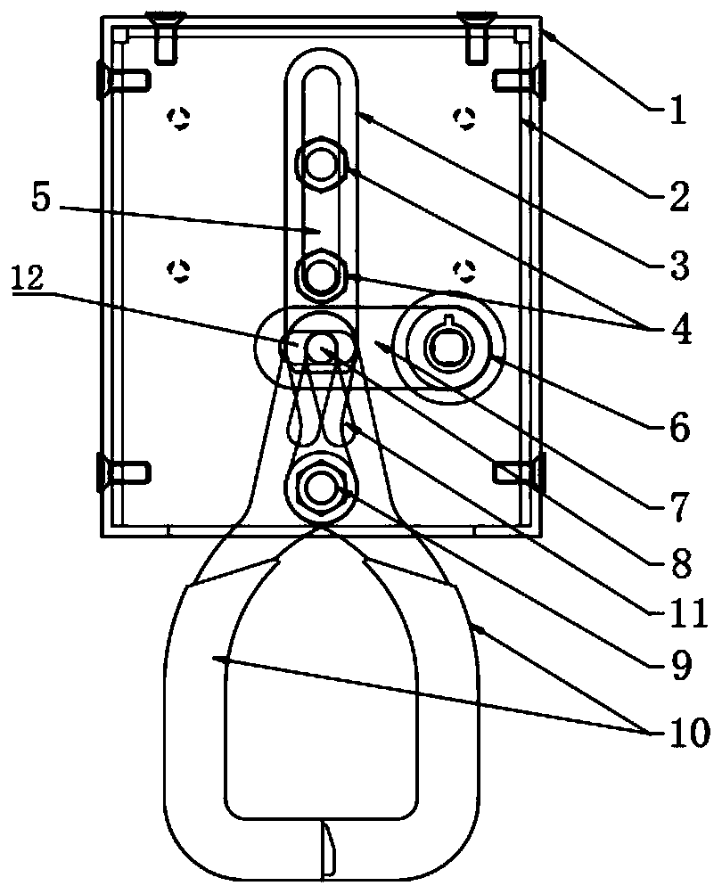 Mechanical gun lock for locking gun