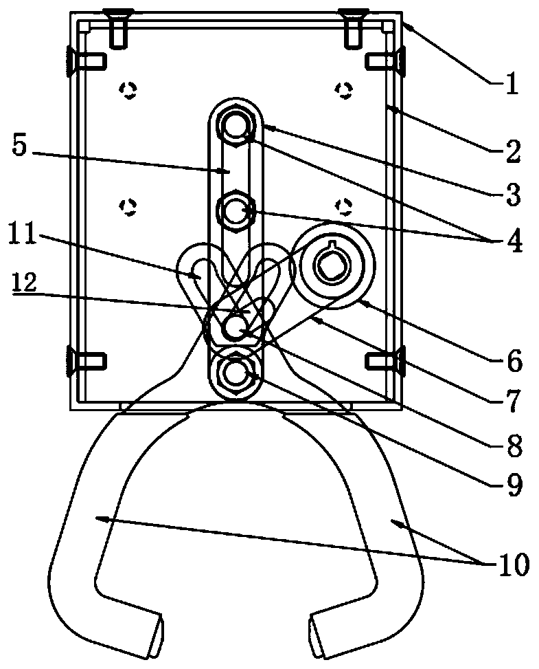 Mechanical gun lock for locking gun