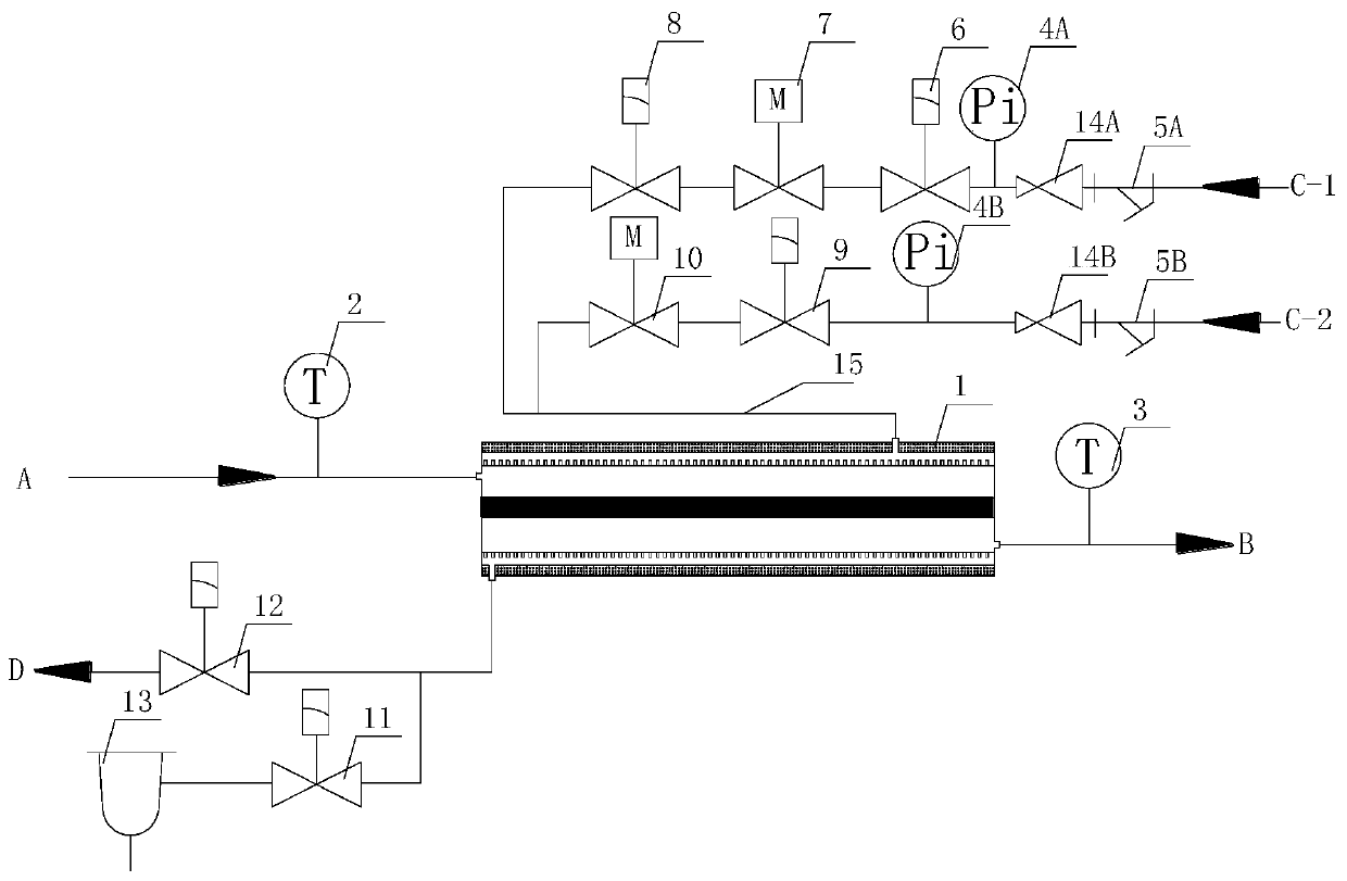 Temperature control system and temperature control method of euphausia superba cooking equipment