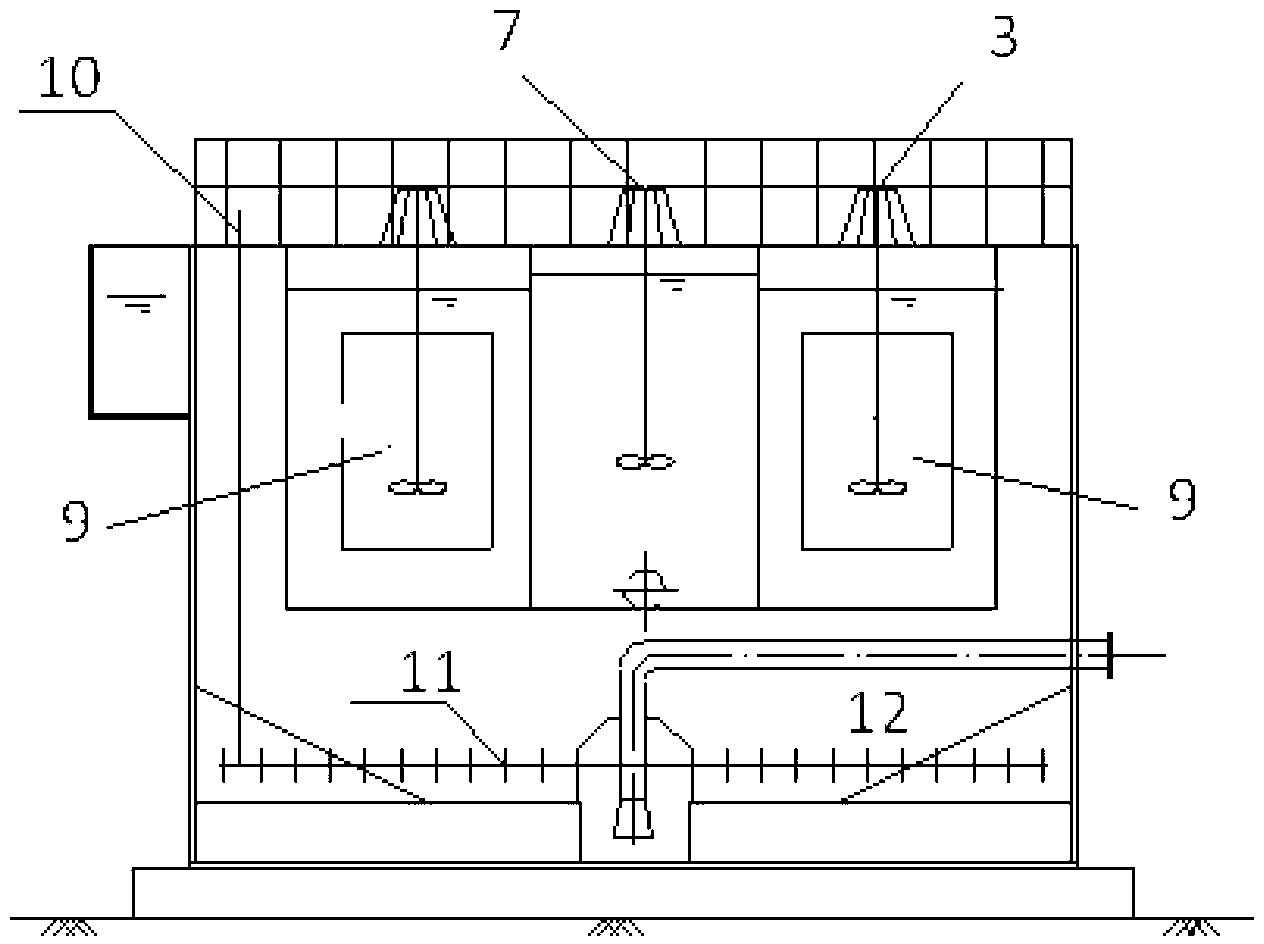 Central high-density integrated clarification device and clarification method thereof