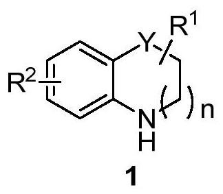 A kind of method that alkali promotes the dehydrogenation of nitrogen heterocyclic compound to prepare hydrogen