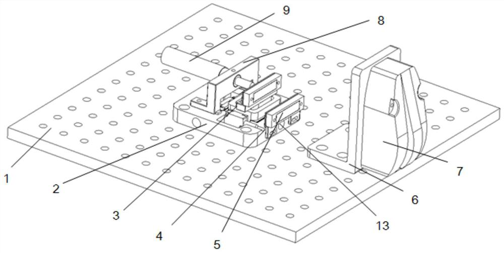 A device for mutual calibration among multiple nanometer displacement sensors