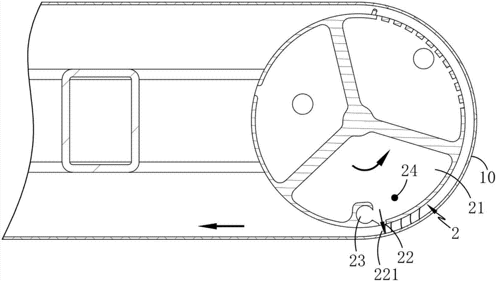 Integrated singeing mechanism for spinning