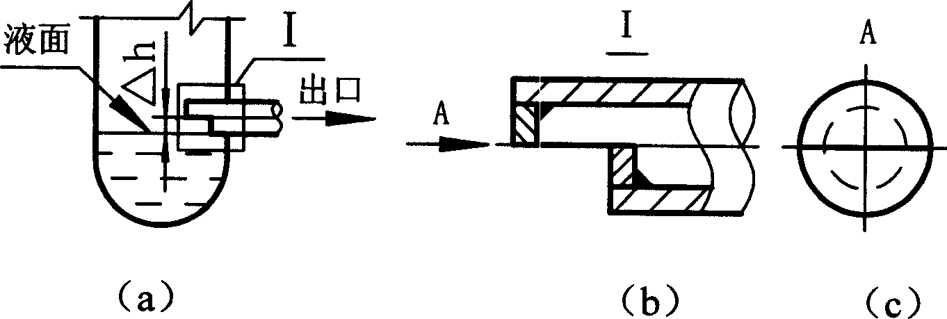 Separated two pbase flow liquid level controller