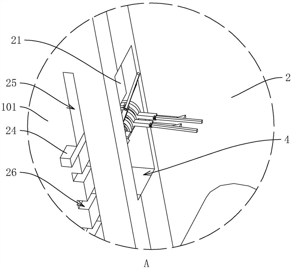 Indoor ceiling structure and construction method thereof