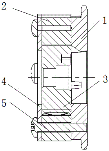 Oil duct of novel camshaft phase regulator
