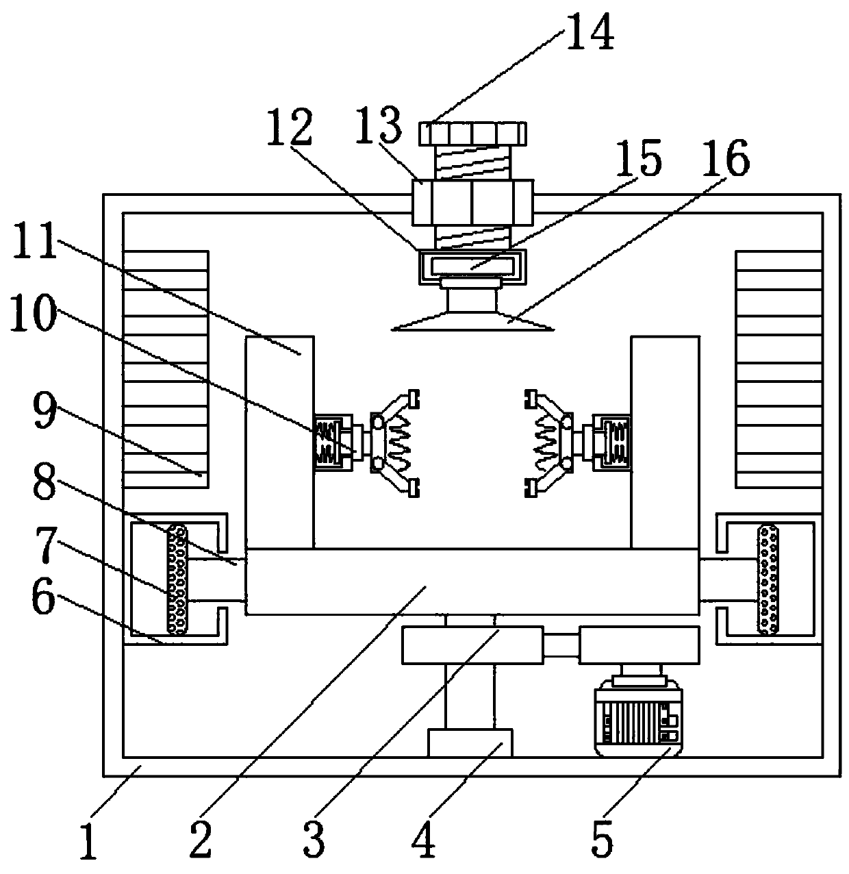 A lithium battery storage cabinet with heat dissipation function