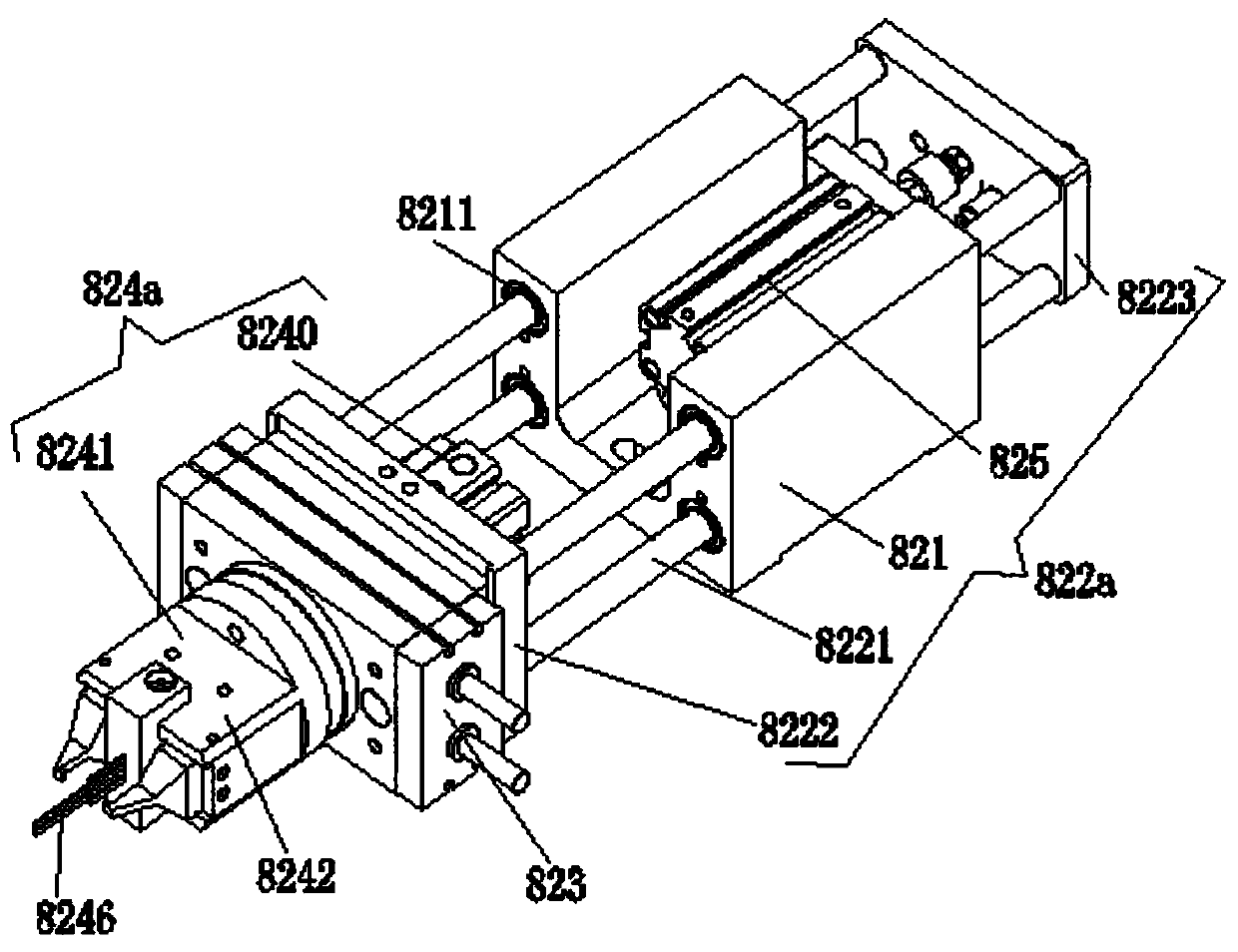 Numerical control machining combined machine for pin tumbler lock cylinders