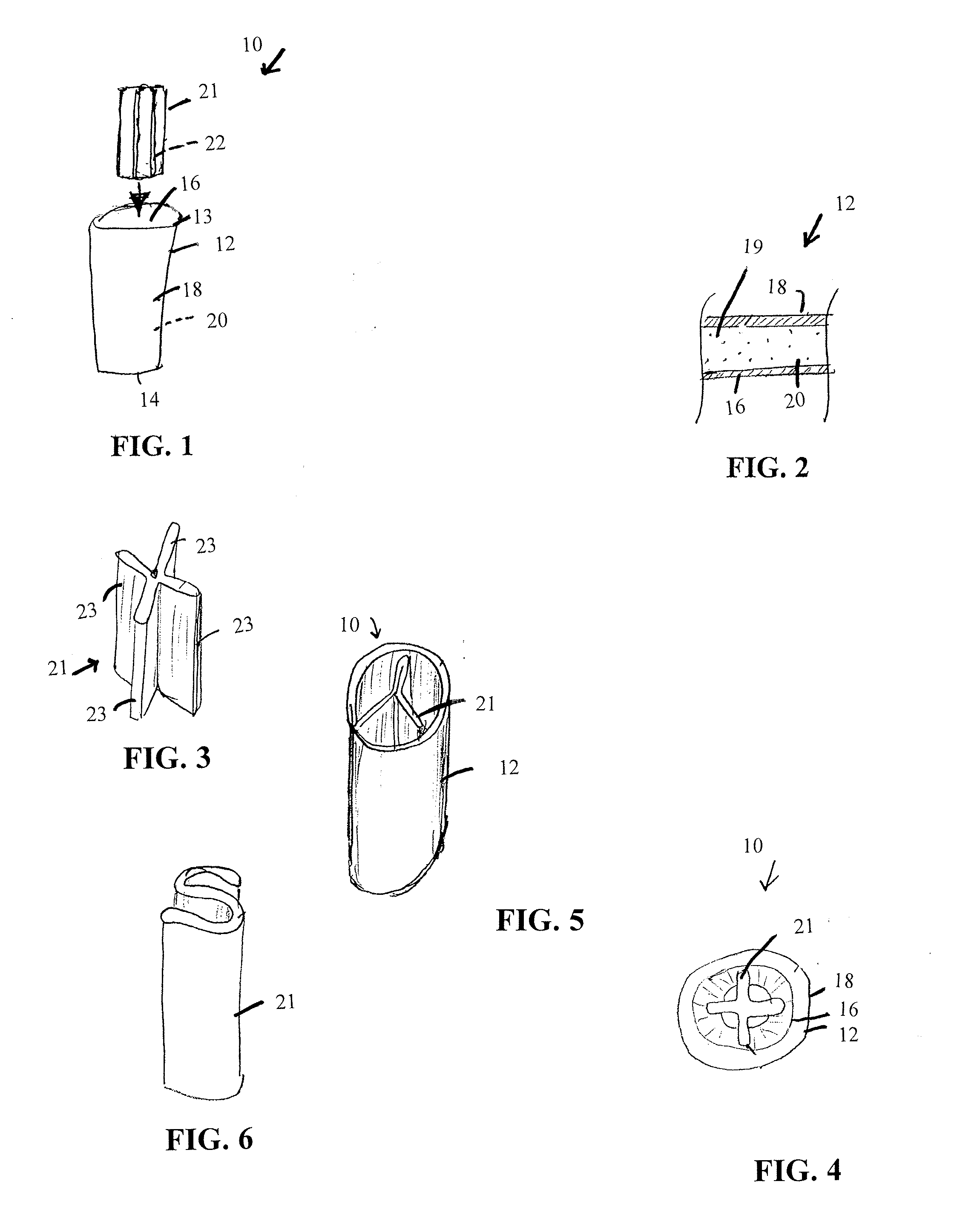 Thermal receptacle with phase change material containing insert