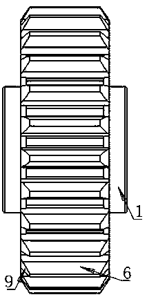 Special high-strength stable gear frame