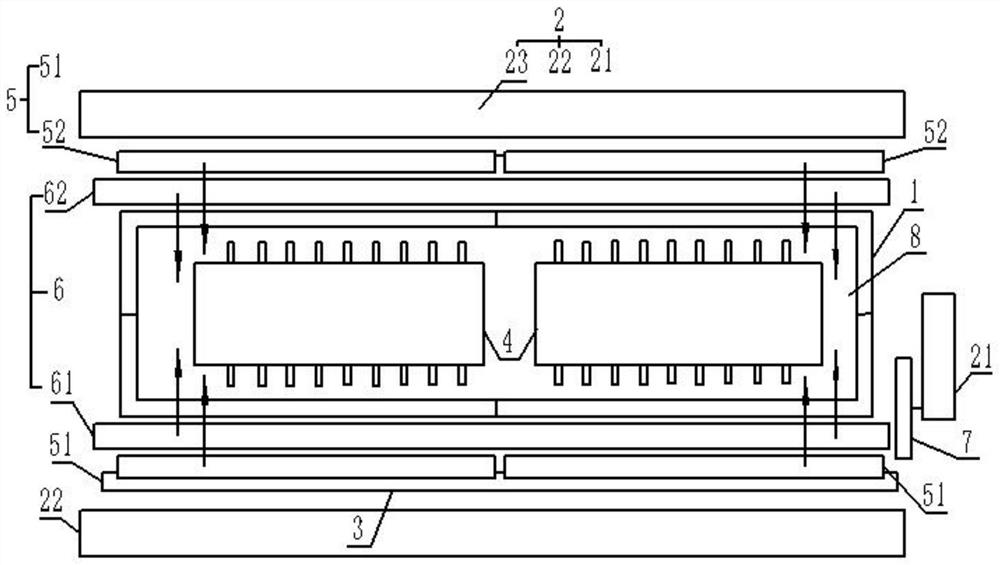 Welding method and welding equipment for bus bars between battery strings