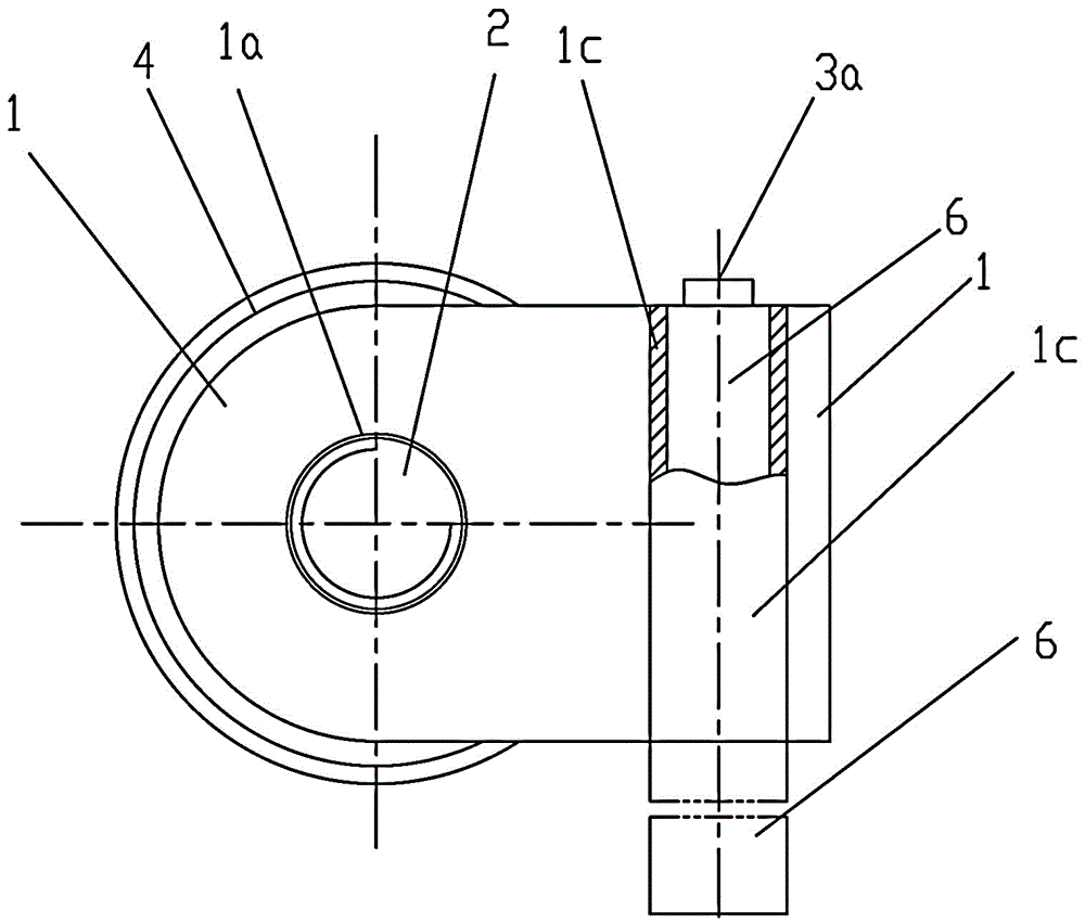 A side fastening tool for tin bath bottom bricks