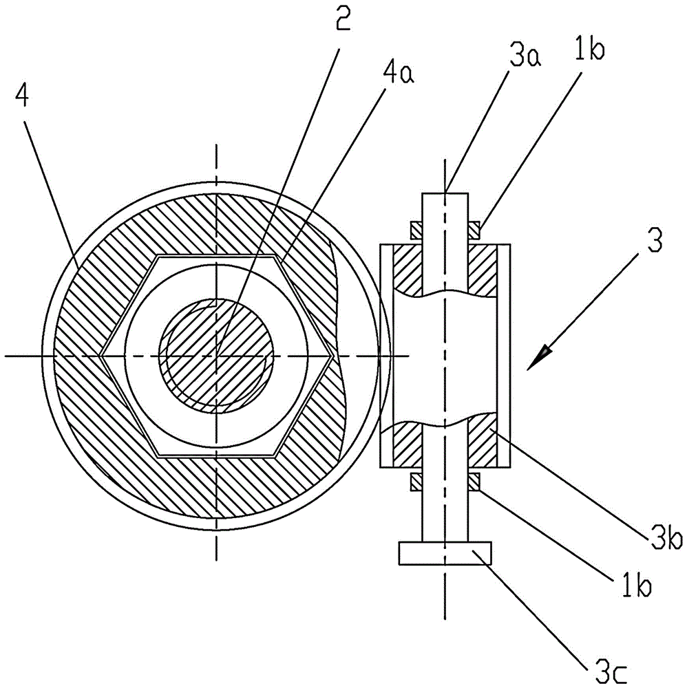 A side fastening tool for tin bath bottom bricks