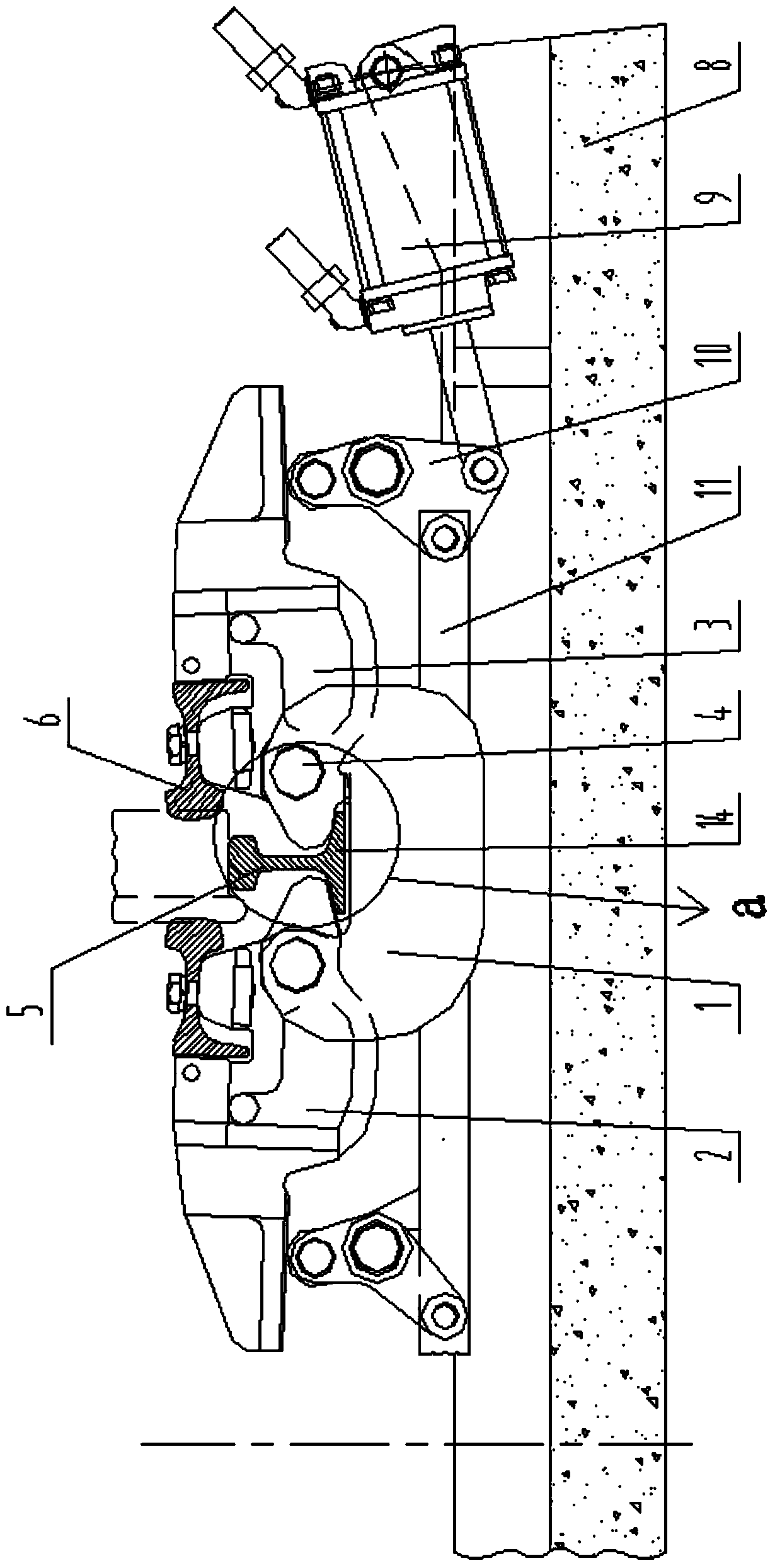 Car retarder with detachable steel rail carriers