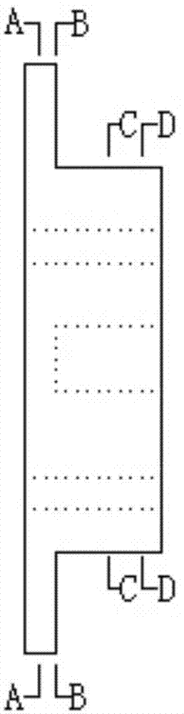 Large surrounding rock stress measuring device and method based on fiber bragg grating displacement meter string